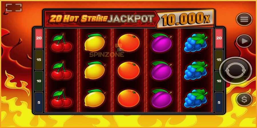 20 Hot Strike Jackpot màquina de joc per diners, imatge 1