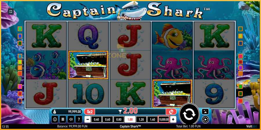 Captain Shark màquina de joc per diners, imatge 3