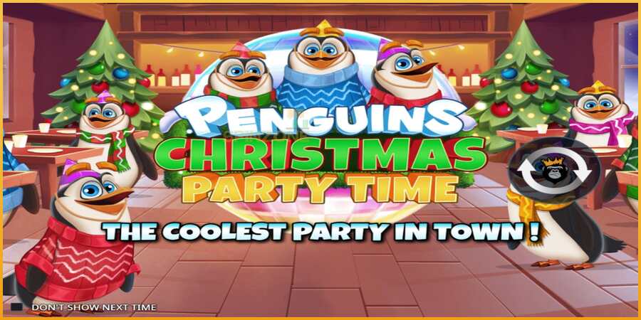 Penguins Christmas Party Time màquina de joc per diners, imatge 1