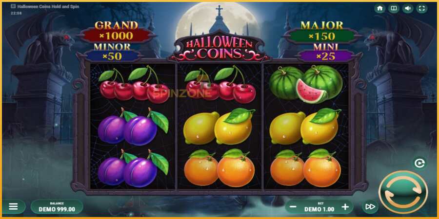 Halloween Coins Hold and Spin màquina de joc per diners, imatge 2