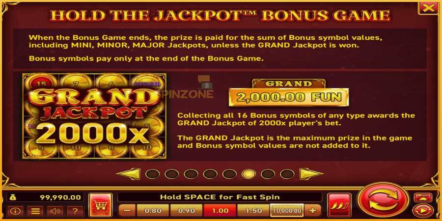 16 Coins Grand Gold Edition Halloween Jackpots màquina de joc per diners, imatge 5