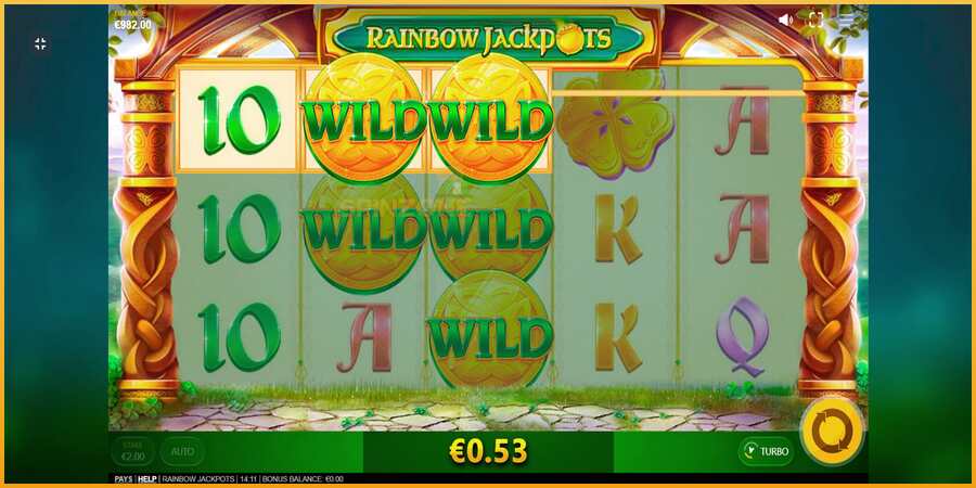 Rainbow Jackpots màquina de joc per diners, imatge 2