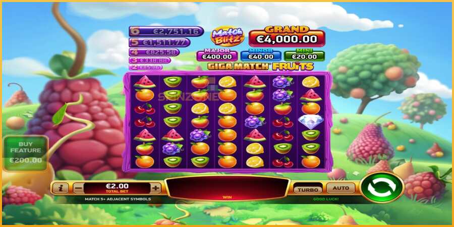 Giga Match Fruits màquina de joc per diners, imatge 2