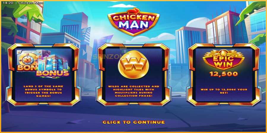 Chicken Man màquina de joc per diners, imatge 1