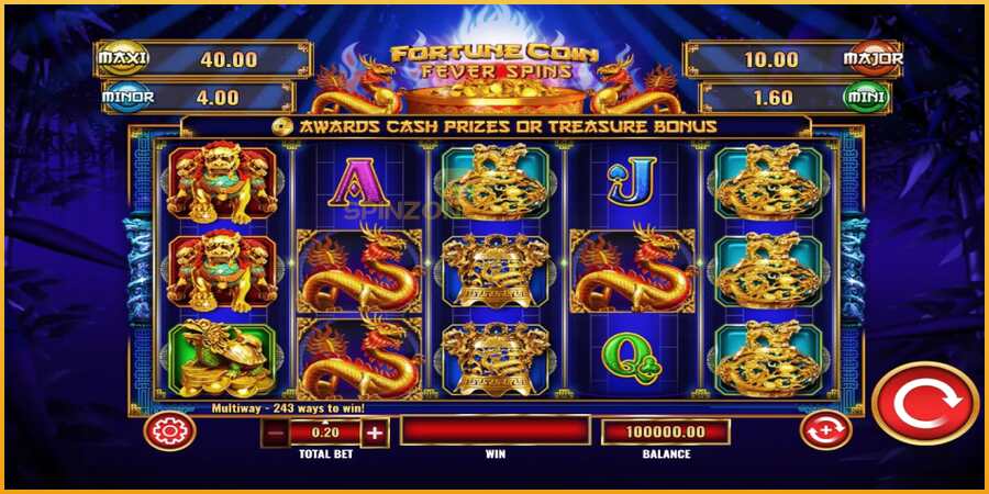 Fortune Coin Fever Spins màquina de joc per diners, imatge 1