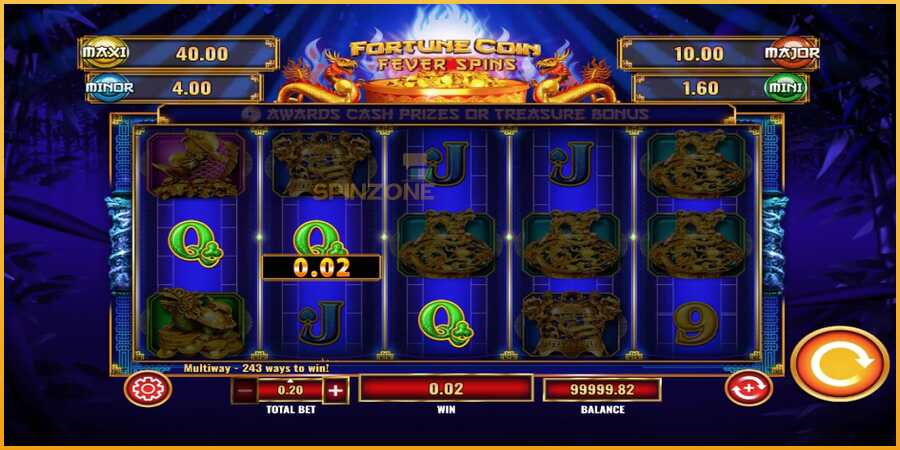 Fortune Coin Fever Spins màquina de joc per diners, imatge 2