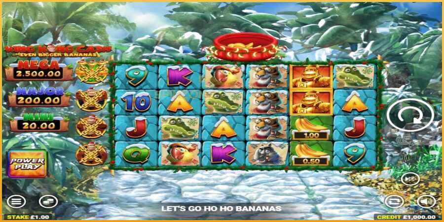 King Kong Cash Even Bigger Bananas Power Play màquina de joc per diners, imatge 2