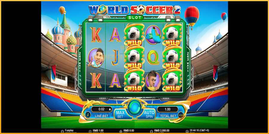 World Soccer Slot 2 màquina de joc per diners, imatge 1