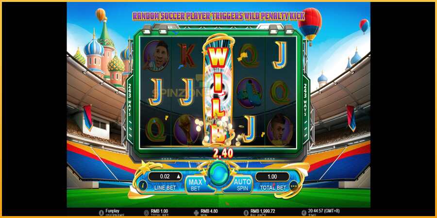 World Soccer Slot 2 màquina de joc per diners, imatge 3