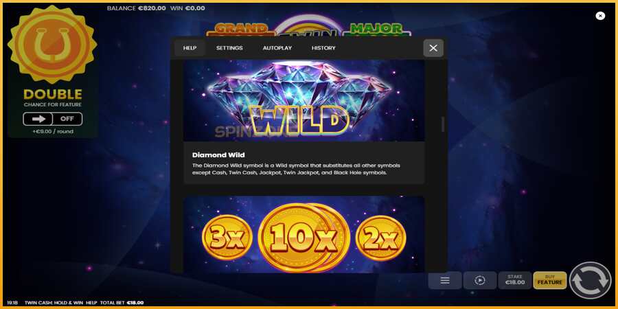 Twin Cash: Hold and Win màquina de joc per diners, imatge 6