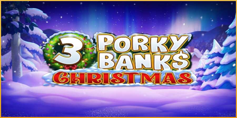 3 Porky Banks Christmas màquina de joc per diners, imatge 1