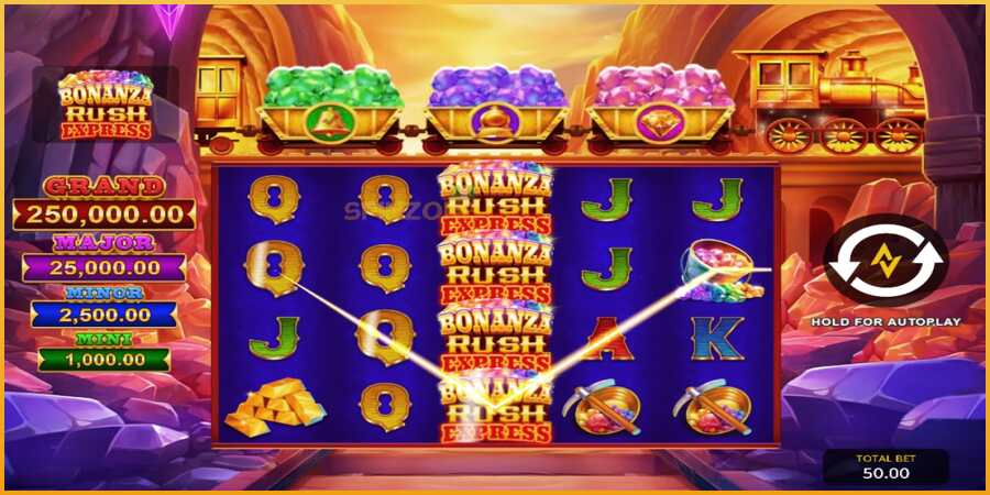 Bonanza Rush Express màquina de joc per diners, imatge 4