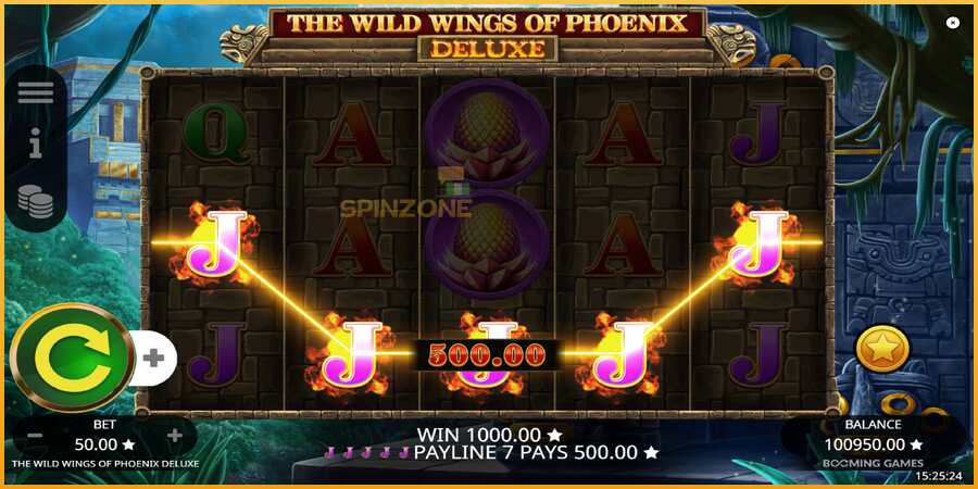 The Wild Wings of Phoenix Deluxe màquina de joc per diners, imatge 4