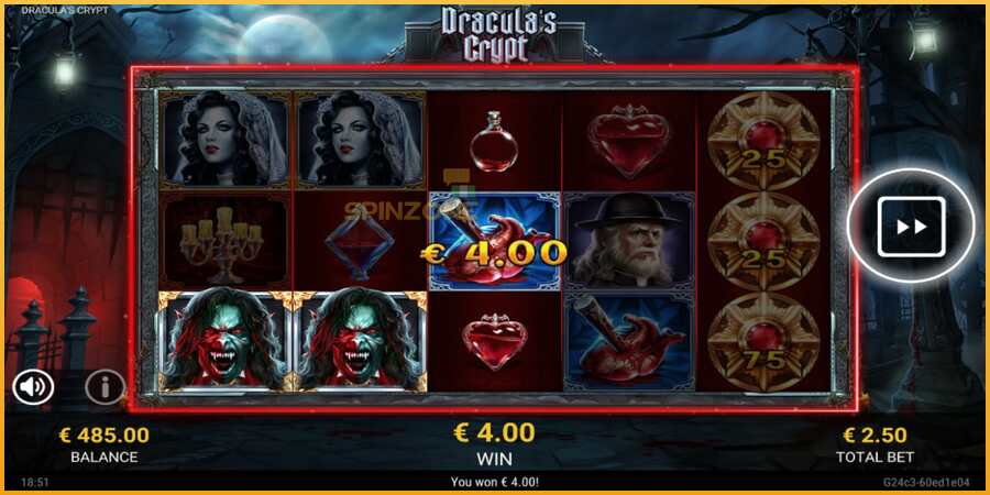 Draculas Crypt màquina de joc per diners, imatge 3