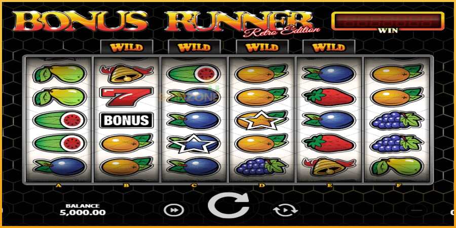 Bonus Runner Retro Edition màquina de joc per diners, imatge 1