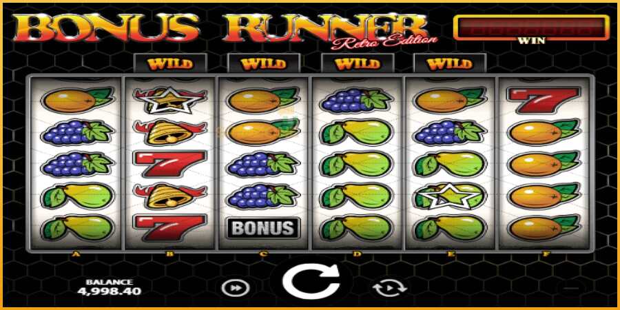 Bonus Runner Retro Edition màquina de joc per diners, imatge 2