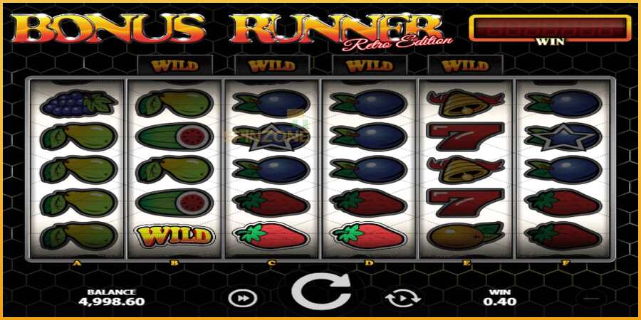 Bonus Runner Retro Edition màquina de joc per diners, imatge 3