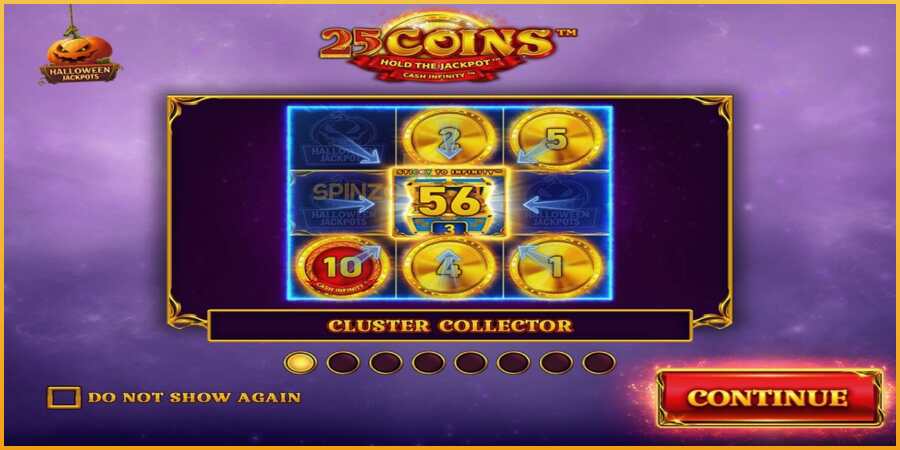 25 Coins Halloween Jackpots màquina de joc per diners, imatge 1