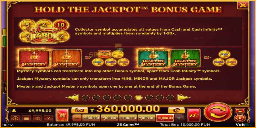 25 Coins Halloween Jackpots màquina de joc per diners, imatge 6