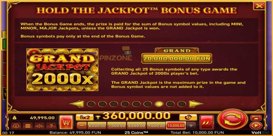 25 Coins Halloween Jackpots màquina de joc per diners, imatge 7