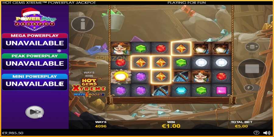 Hot Gems Xtreme PowerPlay Jackpot màquina de joc per diners, imatge 3