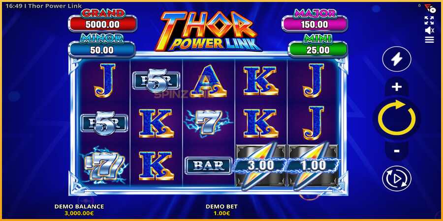 Thor Power Link màquina de joc per diners, imatge 1