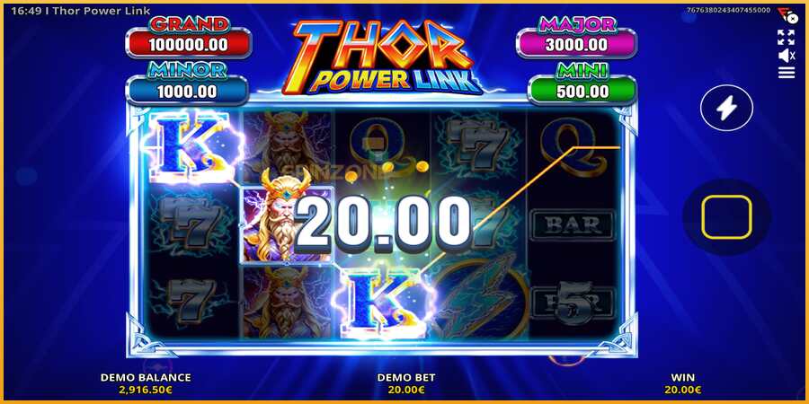 Thor Power Link màquina de joc per diners, imatge 3