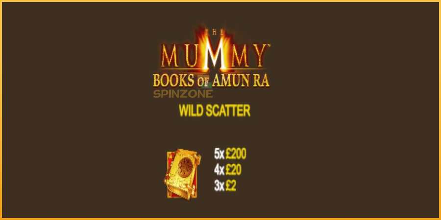 The Mummy Books of Amun Ra màquina de joc per diners, imatge 5