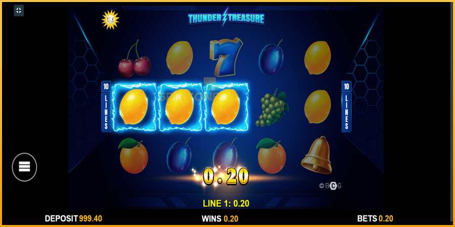 Thunder Treasure màquina de joc per diners, imatge 2