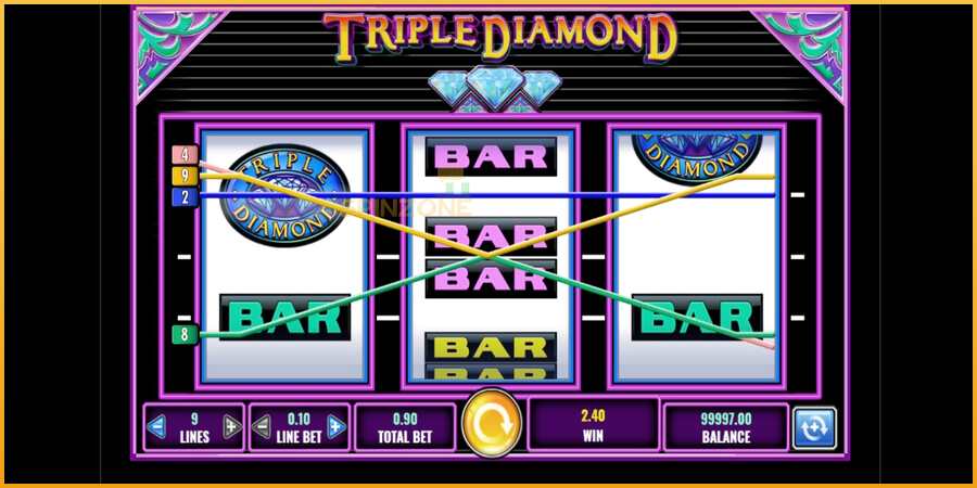 Triple Diamond màquina de joc per diners, imatge 3