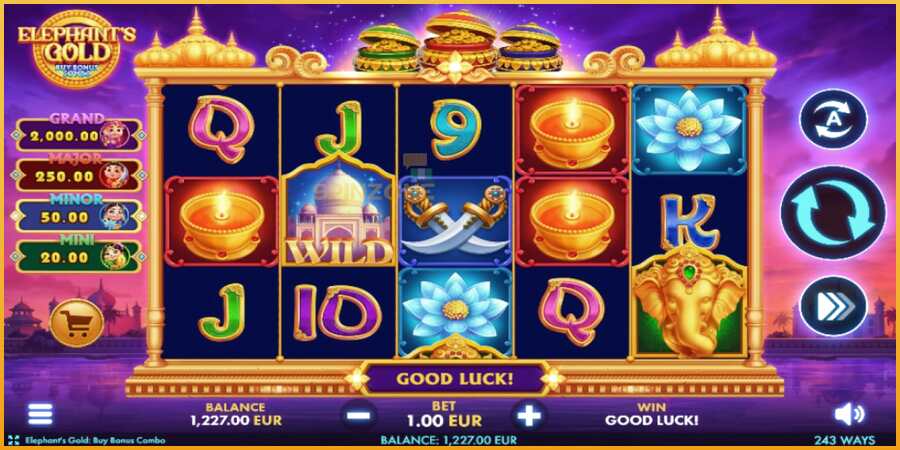 Elephants Gold Buy Bonus Combo màquina de joc per diners, imatge 2