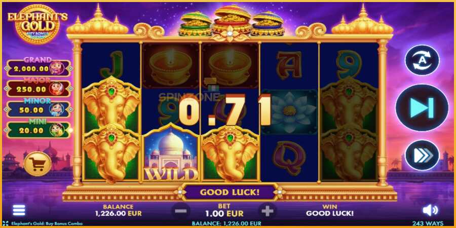 Elephants Gold Buy Bonus Combo màquina de joc per diners, imatge 3