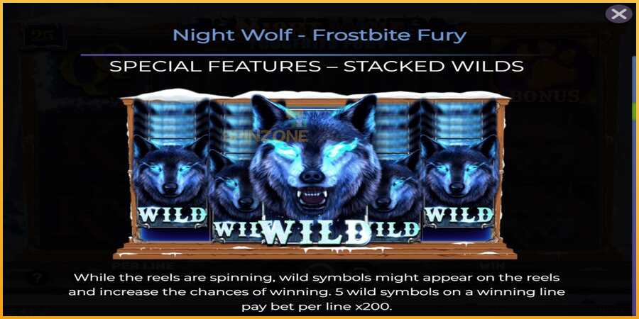 Night Wolf - Frostbite Fury màquina de joc per diners, imatge 6