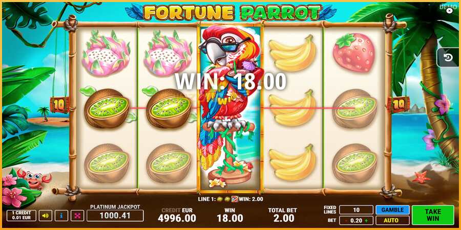 Fortune Parrot màquina de joc per diners, imatge 2