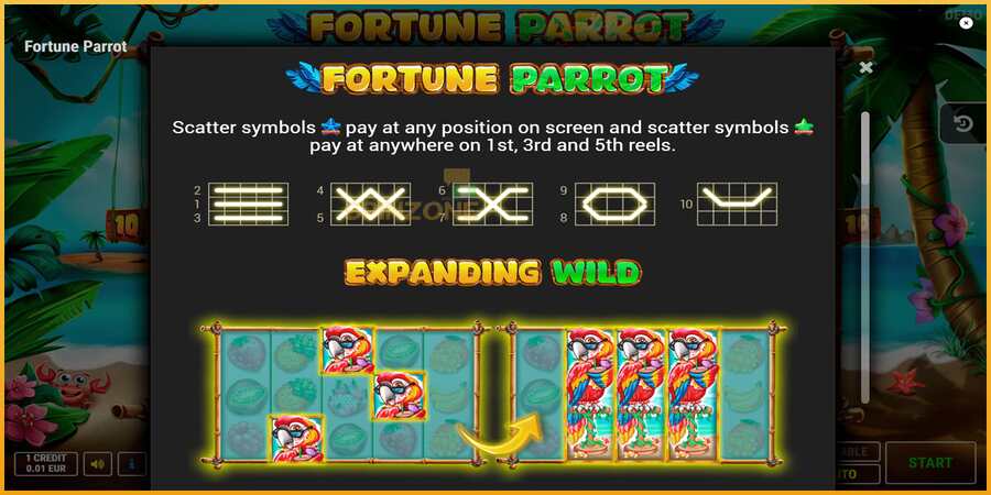 Fortune Parrot màquina de joc per diners, imatge 7