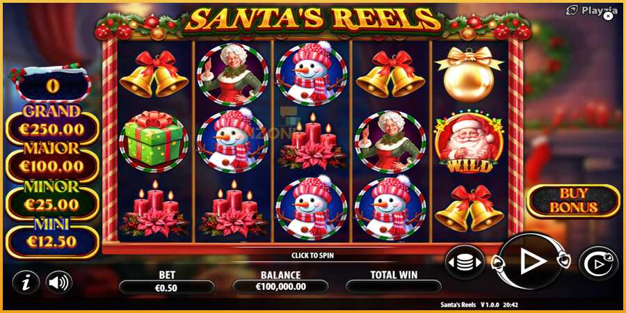 Santas Reels màquina de joc per diners, imatge 2