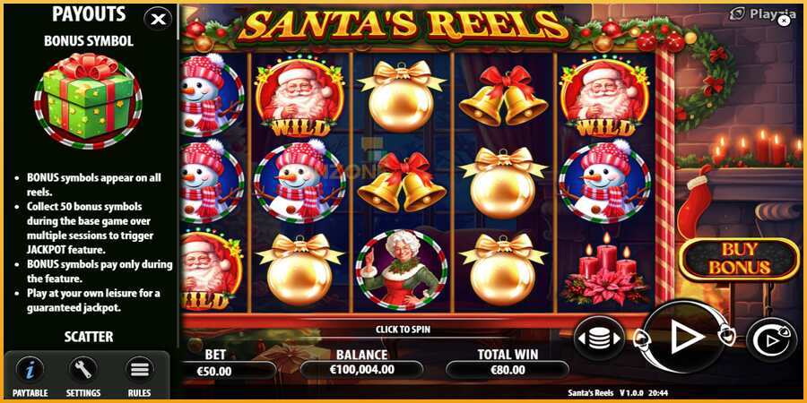 Santas Reels màquina de joc per diners, imatge 5