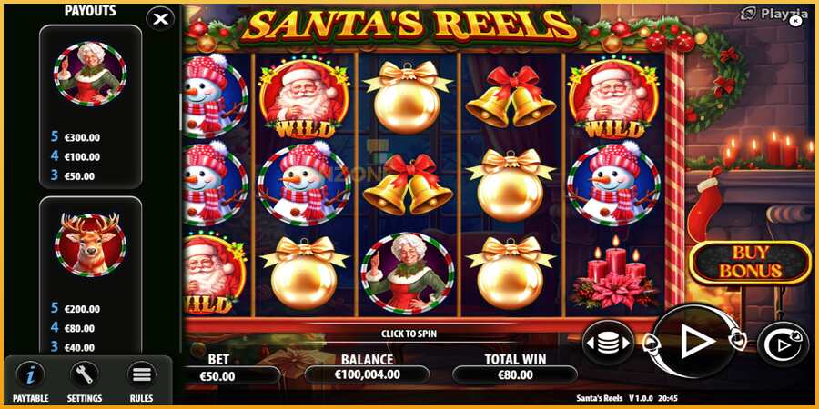 Santas Reels màquina de joc per diners, imatge 6