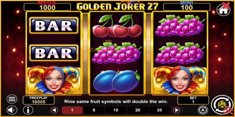 Golden Joker 27 Hold & Win màquina de joc per diners, imatge 2