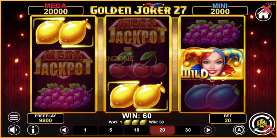 Golden Joker 27 Hold & Win màquina de joc per diners, imatge 3