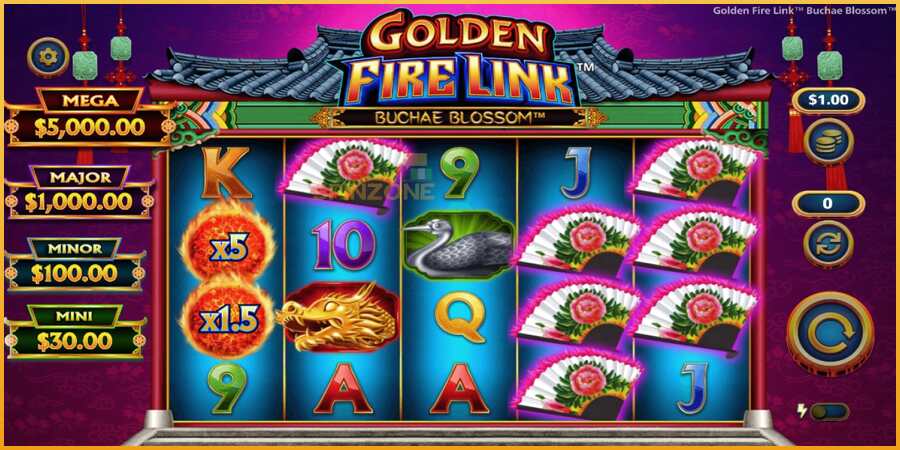 Golden Fire Link Buchae Blossom màquina de joc per diners, imatge 2