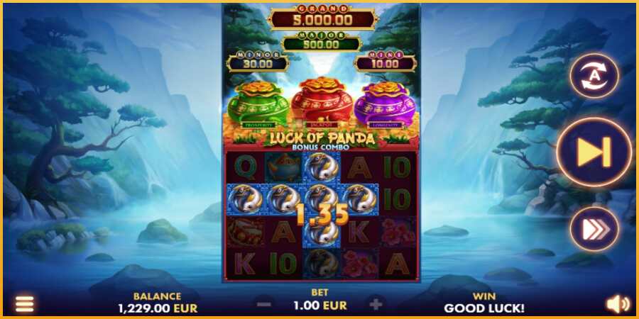 Luck of Panda Bonus Combo màquina de joc per diners, imatge 2