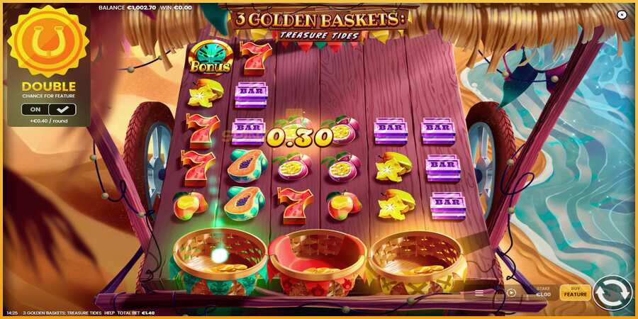 3 Golden Baskets: Treasure Tides màquina de joc per diners, imatge 3