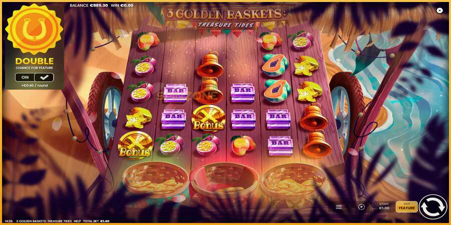 3 Golden Baskets: Treasure Tides màquina de joc per diners, imatge 4