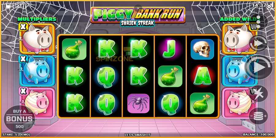 Piggy Bank Run - Shriek Streak màquina de joc per diners, imatge 1