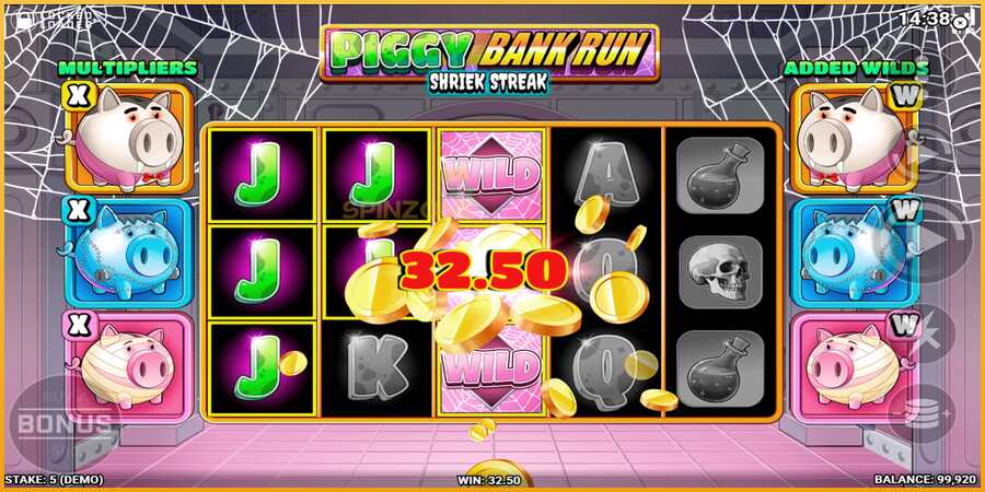 Piggy Bank Run - Shriek Streak màquina de joc per diners, imatge 3