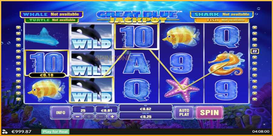 Great Blue Jackpot màquina de joc per diners, imatge 3