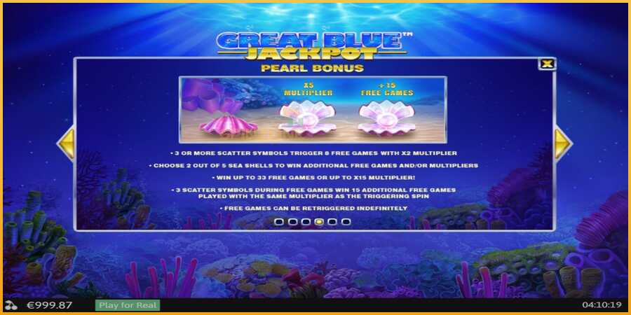 Great Blue Jackpot màquina de joc per diners, imatge 6